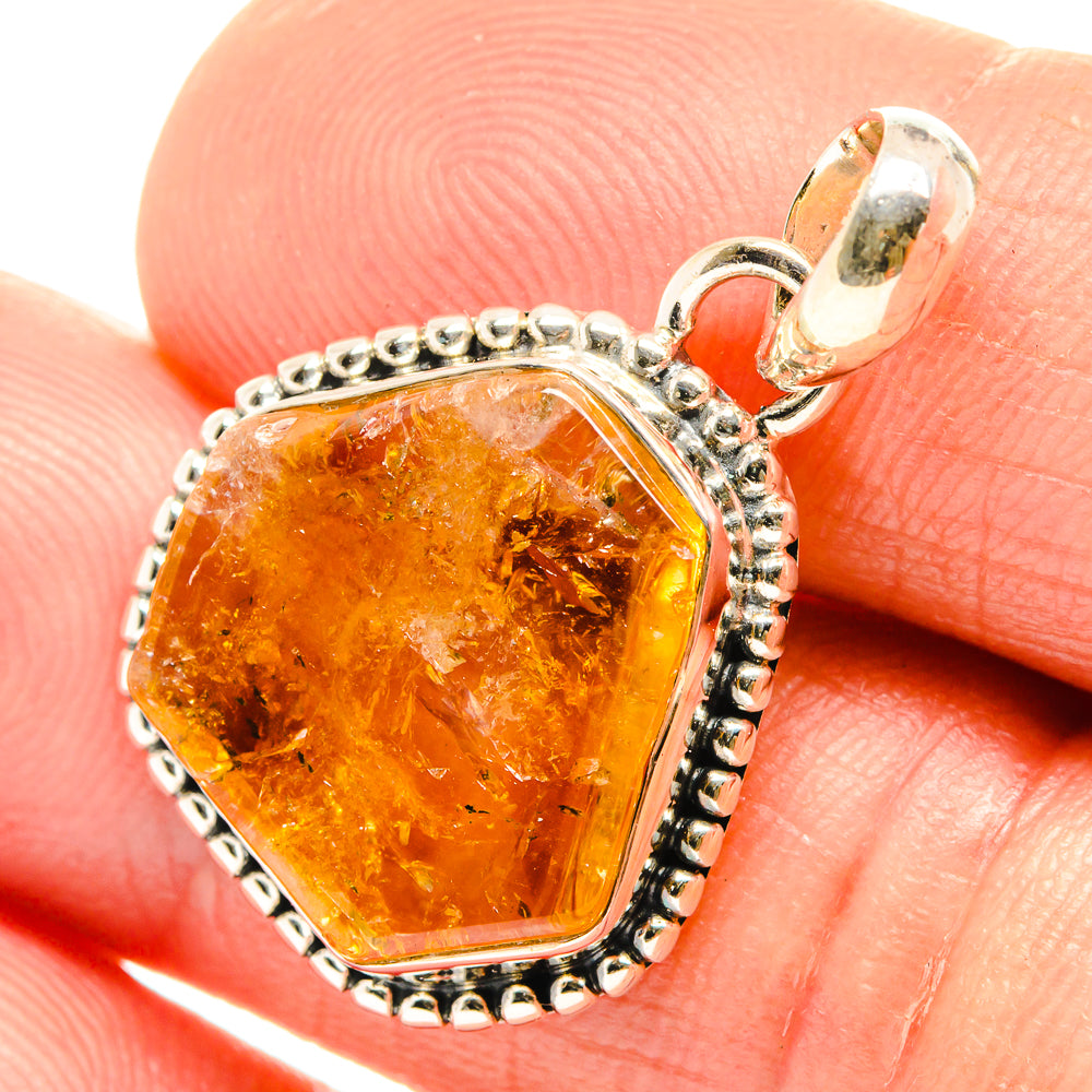 Citrine Pendants handcrafted by Ana Silver Co - PD26562