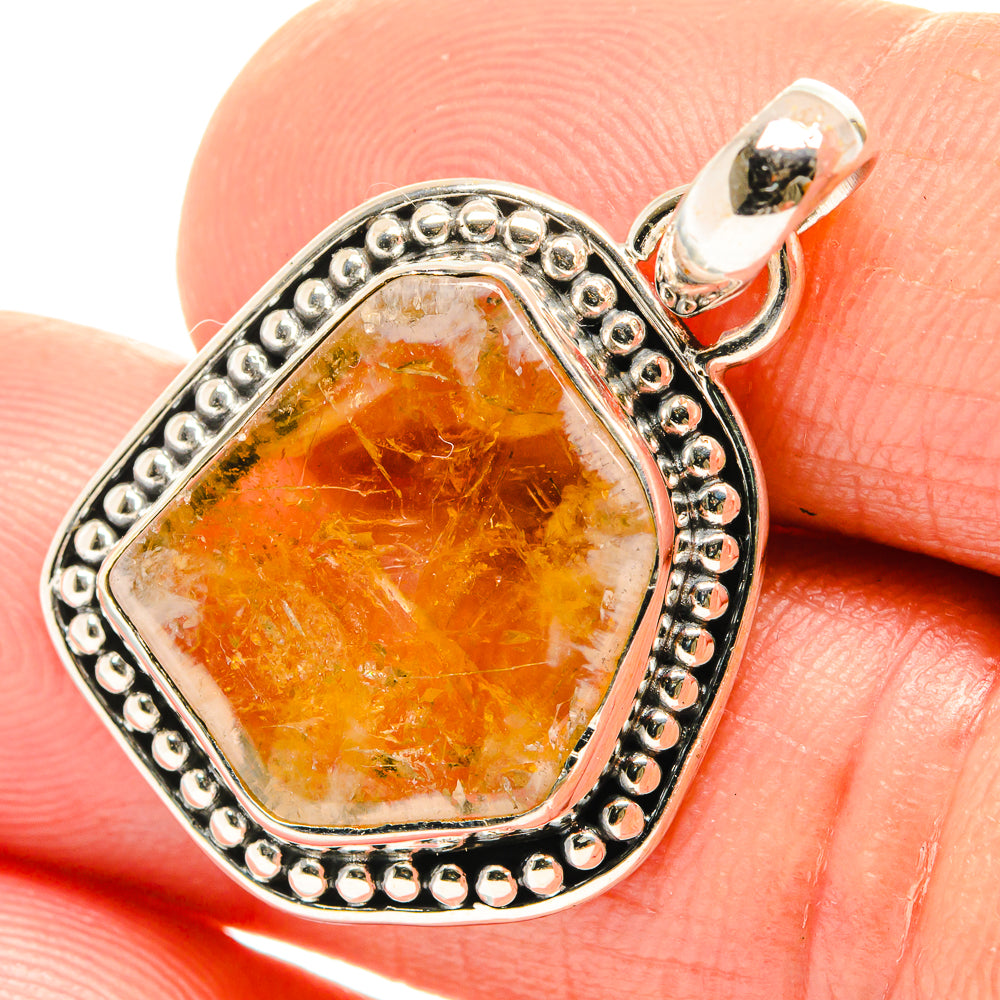 Citrine Pendants handcrafted by Ana Silver Co - PD26563