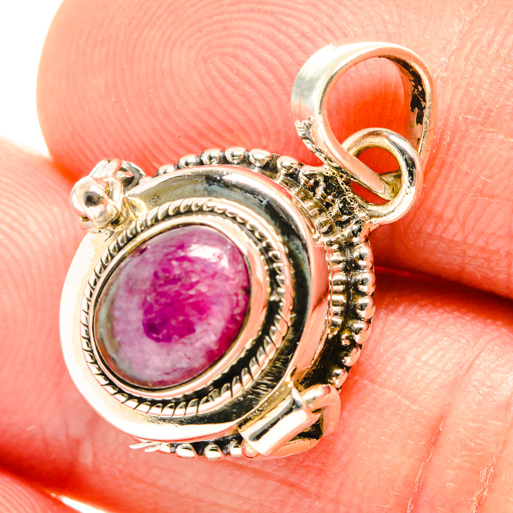 Ruby Fuchsite Pendants handcrafted by Ana Silver Co - PD26566