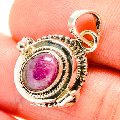 Ruby Fuchsite Pendants handcrafted by Ana Silver Co - PD26566