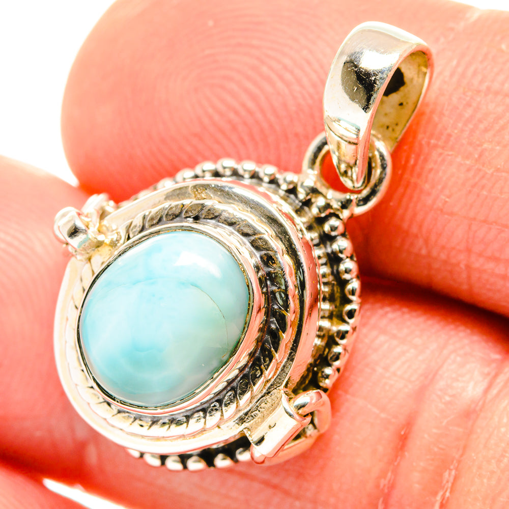 Larimar Pendants handcrafted by Ana Silver Co - PD26576