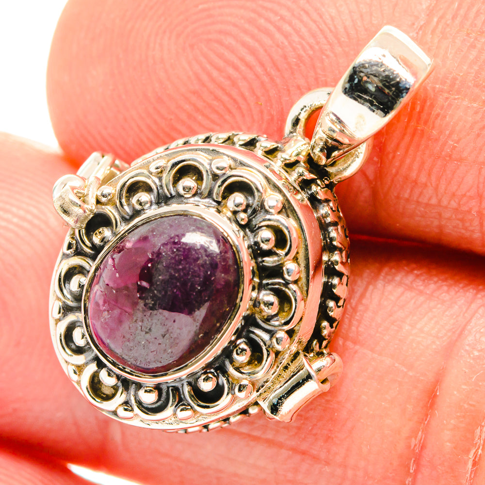 Ruby Fuchsite Pendants handcrafted by Ana Silver Co - PD26578