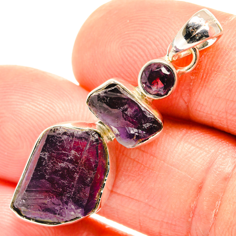 Amethyst Pendants handcrafted by Ana Silver Co - PD26588