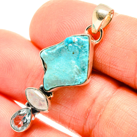 Turquoise Pendants handcrafted by Ana Silver Co - PD26591