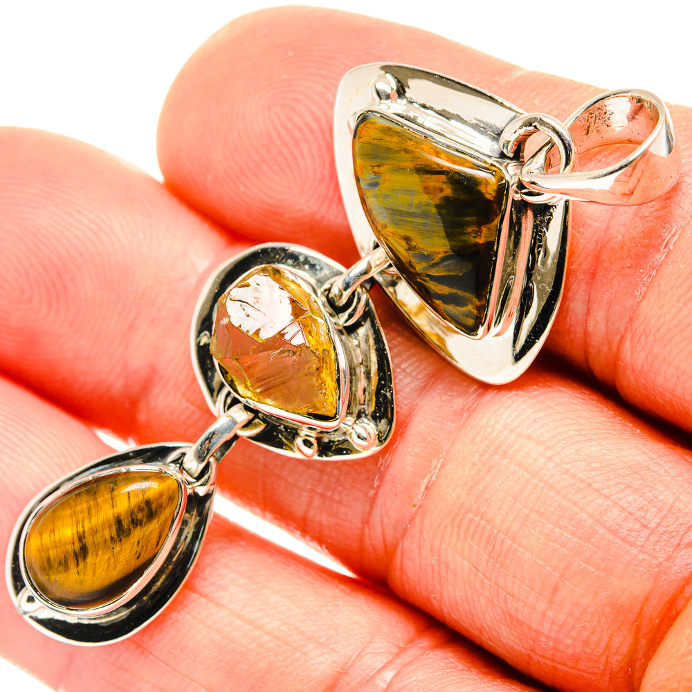 Pietersite Pendants handcrafted by Ana Silver Co - PD26593