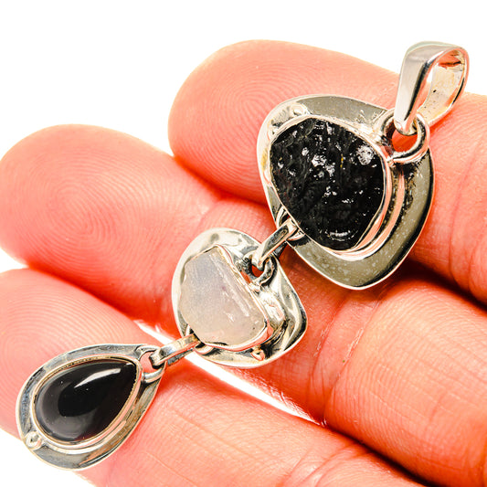 Tektite Pendants handcrafted by Ana Silver Co - PD26599