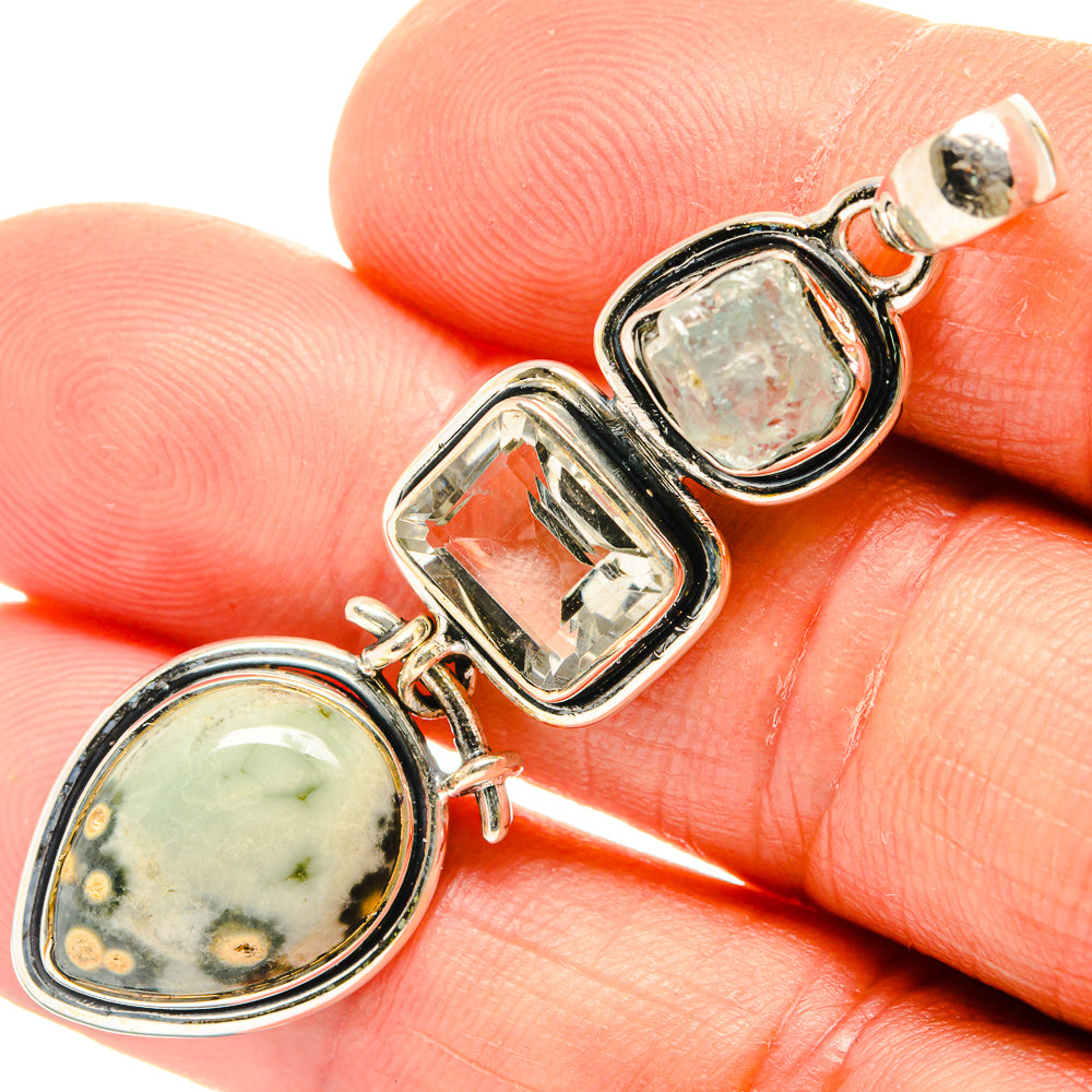 Ocean Jasper Pendants handcrafted by Ana Silver Co - PD26603