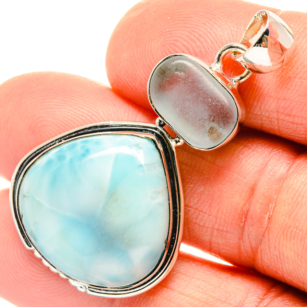 Larimar Pendants handcrafted by Ana Silver Co - PD26613