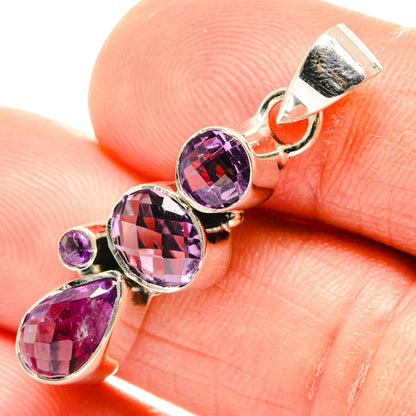 Amethyst Pendants handcrafted by Ana Silver Co - PD26633