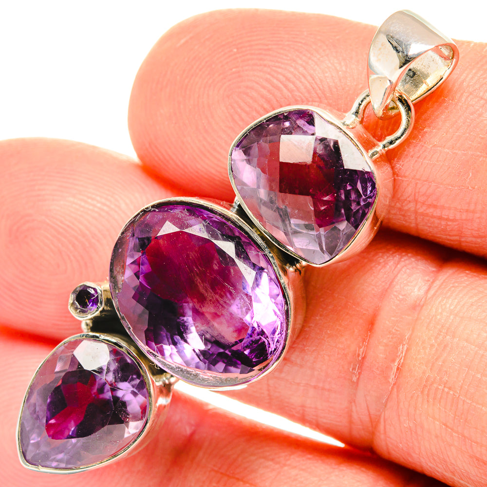 Amethyst Pendants handcrafted by Ana Silver Co - PD26636