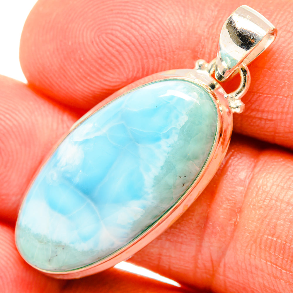 Larimar Pendants handcrafted by Ana Silver Co - PD26650