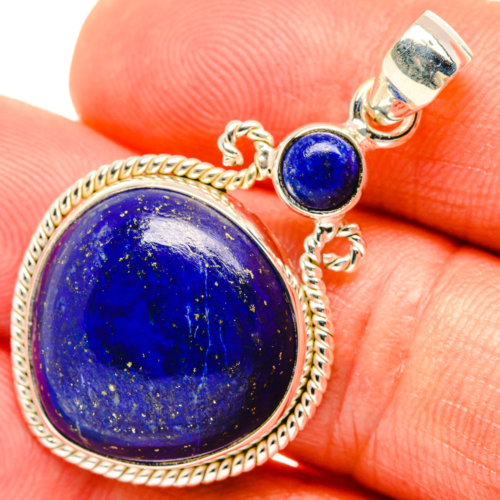 Lapis Lazuli Pendants handcrafted by Ana Silver Co - PD26652