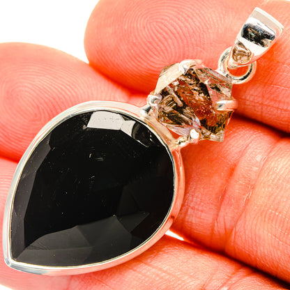 Black Onyx Pendants handcrafted by Ana Silver Co - PD26667