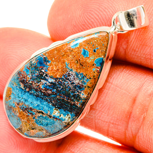 Azurite Pendants handcrafted by Ana Silver Co - PD26692
