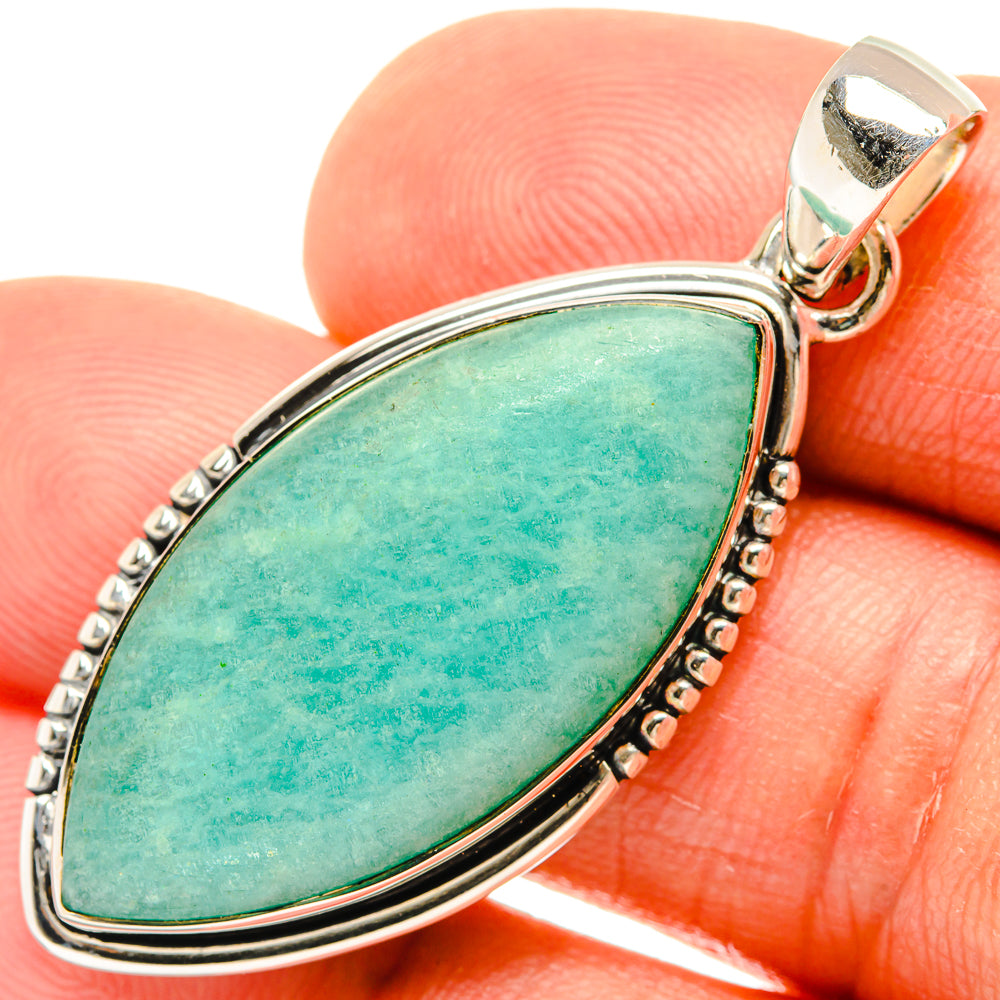 Amazonite Pendants handcrafted by Ana Silver Co - PD26700