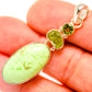 Lemon Chrysoprase Pendants handcrafted by Ana Silver Co - PD26701