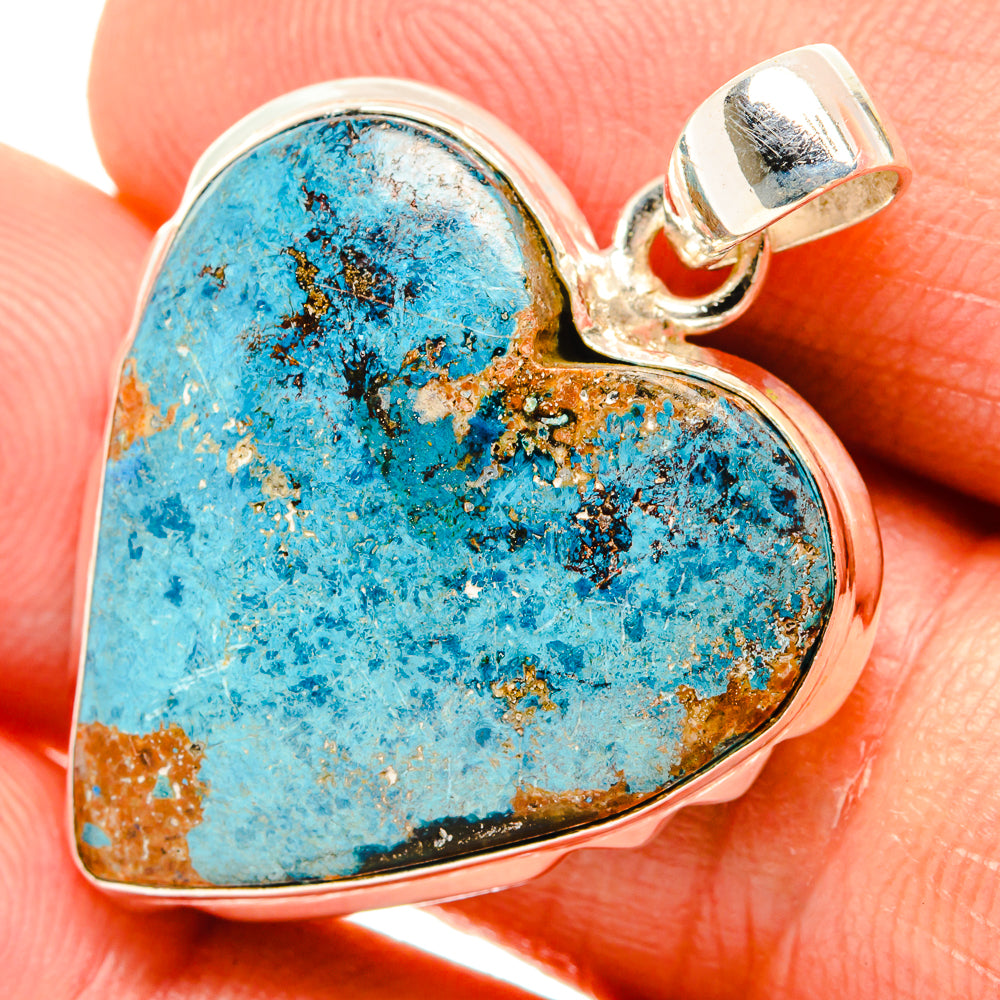 Shattuckite Pendants handcrafted by Ana Silver Co - PD26715