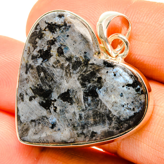 Gabbro Stone Pendants handcrafted by Ana Silver Co - PD26716