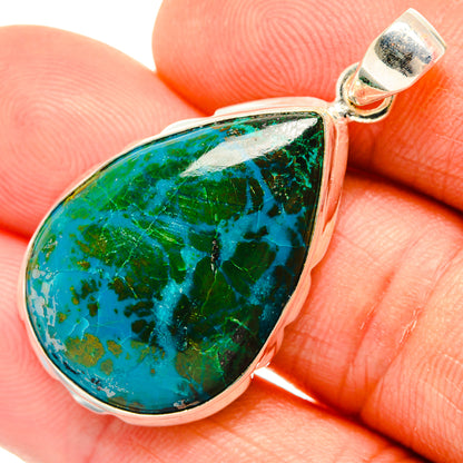 Chrysocolla Pendants handcrafted by Ana Silver Co - PD26727