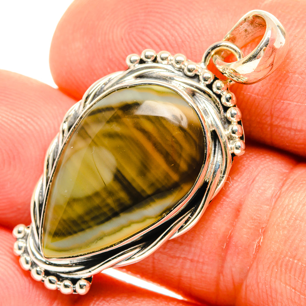 Willow Creek Jasper Pendants handcrafted by Ana Silver Co - PD26731