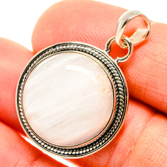 White Scolecite Pendants handcrafted by Ana Silver Co - PD26739