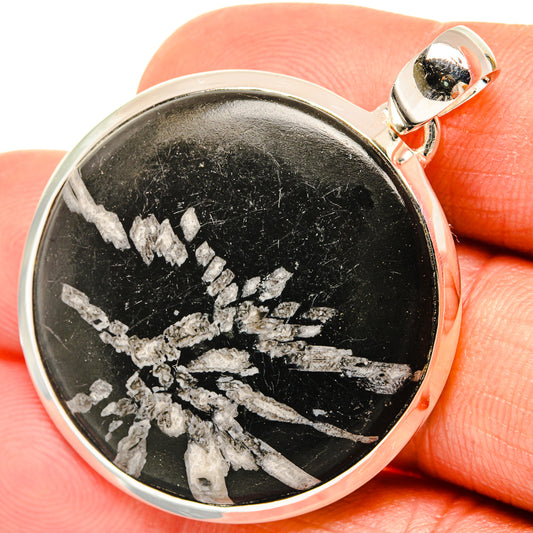 Chrysanthemum Stone Pendants handcrafted by Ana Silver Co - PD26748