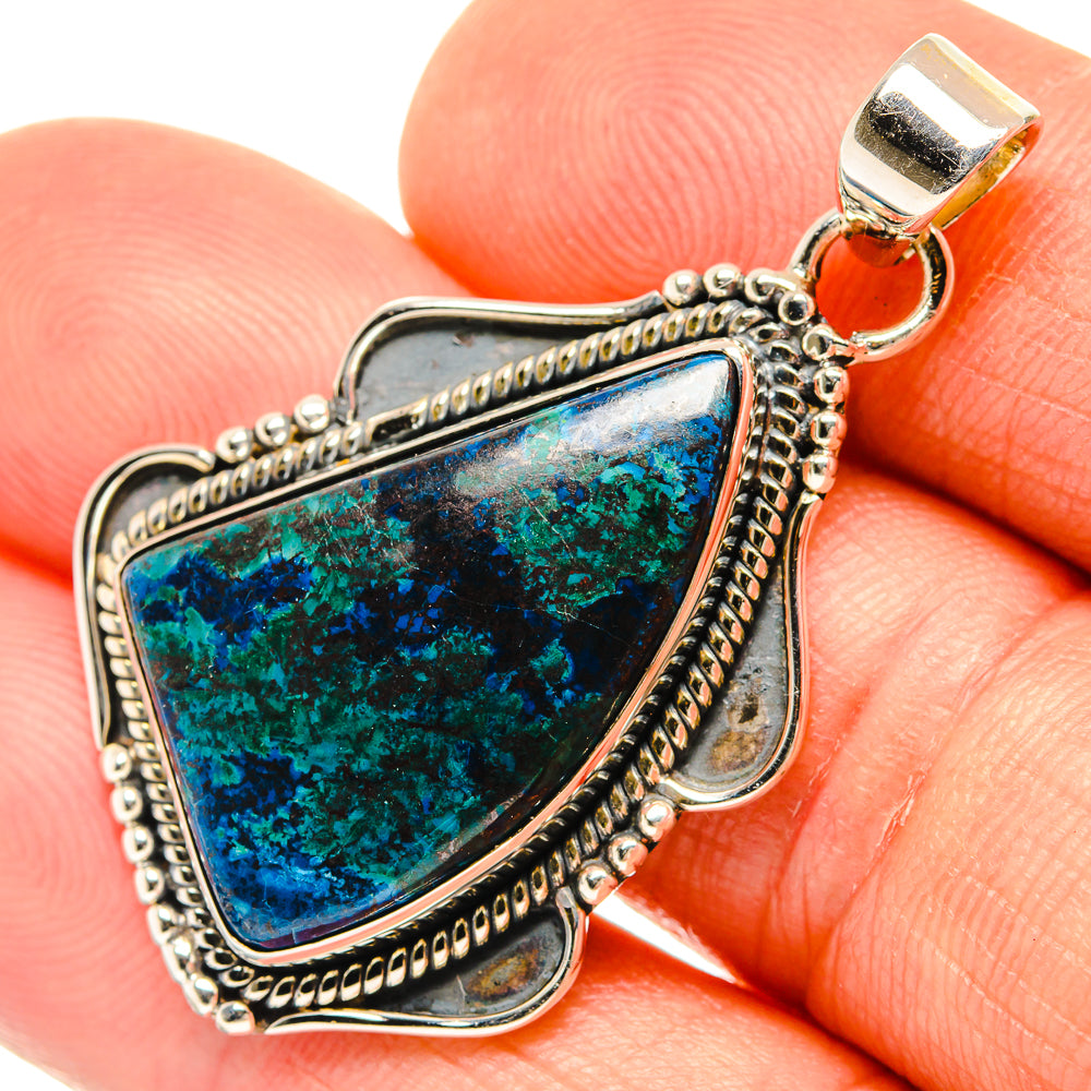 Shattuckite Pendants handcrafted by Ana Silver Co - PD26754