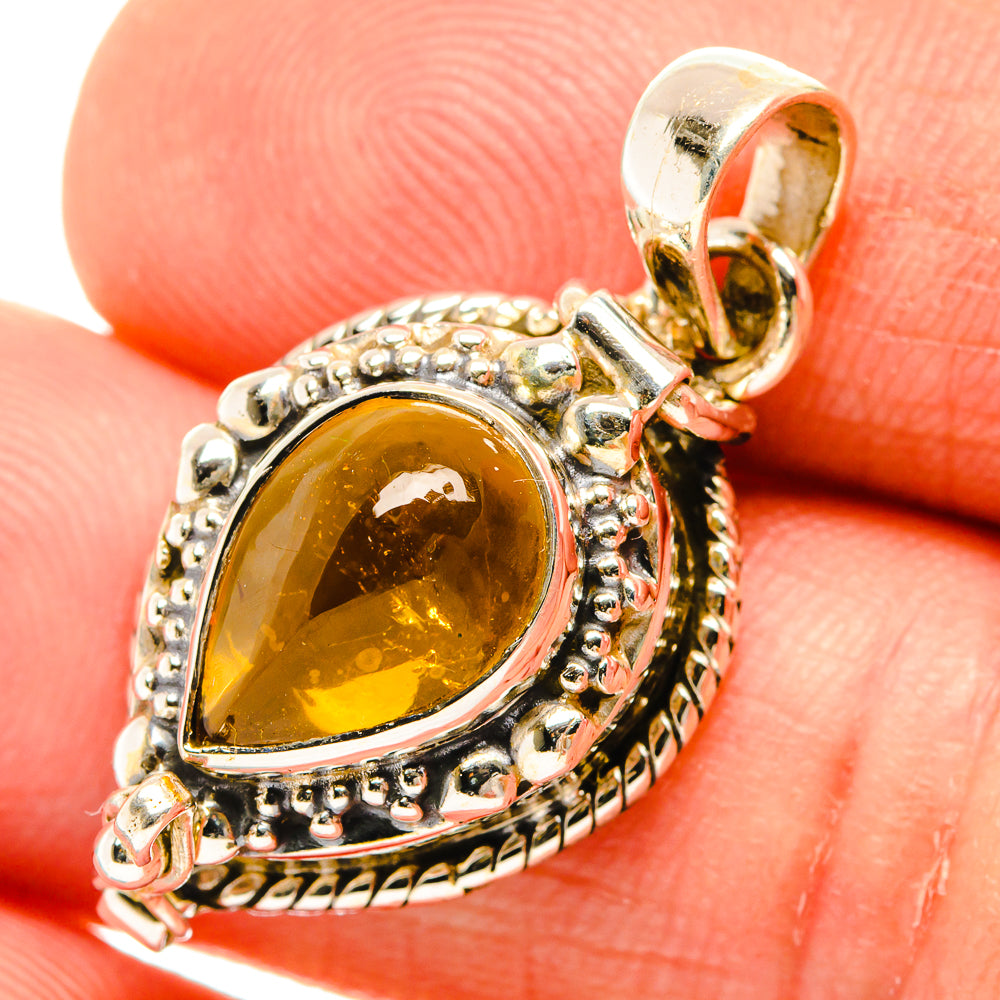 Citrine Pendants handcrafted by Ana Silver Co - PD26773
