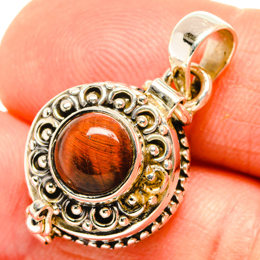 Red Tiger Eye Pendants handcrafted by Ana Silver Co - PD26776