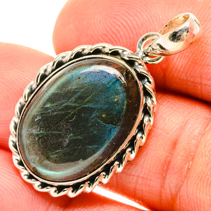 Labradorite Pendants handcrafted by Ana Silver Co - PD26805