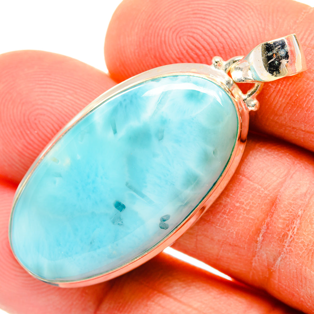 Larimar Pendants handcrafted by Ana Silver Co - PD26817