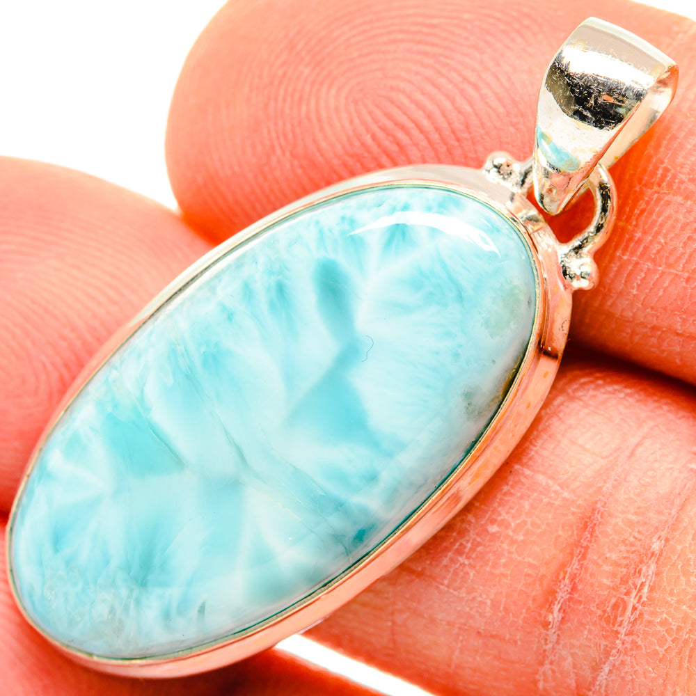 Larimar Pendants handcrafted by Ana Silver Co - PD26824