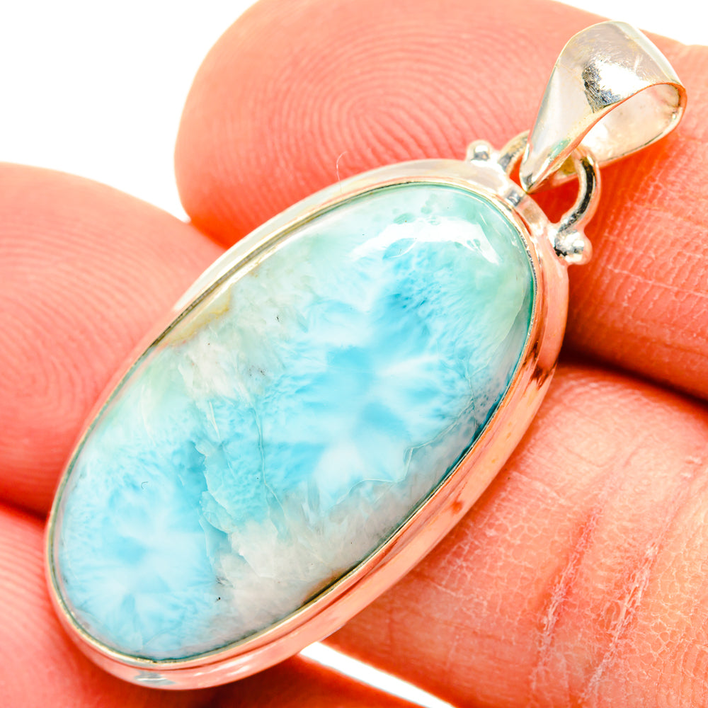 Larimar Pendants handcrafted by Ana Silver Co - PD26825