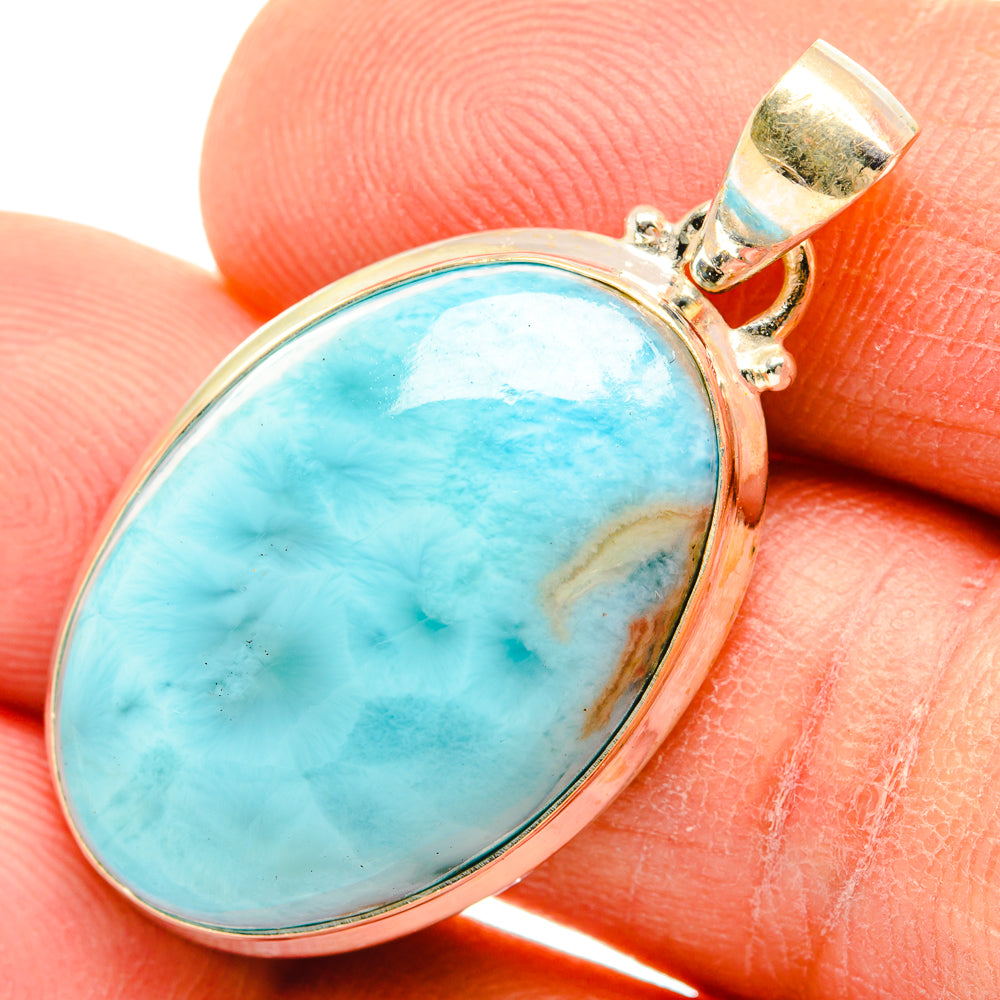 Larimar Pendants handcrafted by Ana Silver Co - PD26826