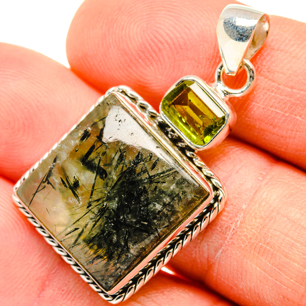 Prehnite Pendants handcrafted by Ana Silver Co - PD26831