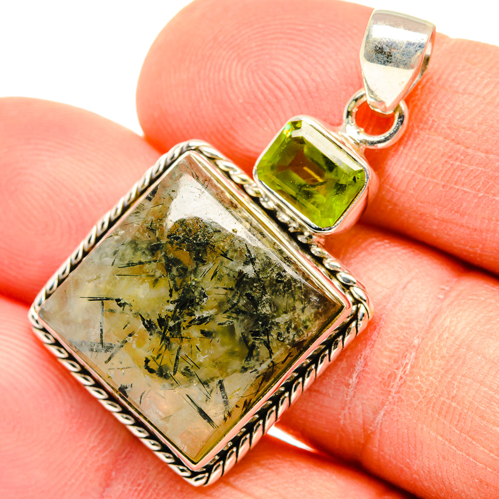Prehnite Pendants handcrafted by Ana Silver Co - PD26832