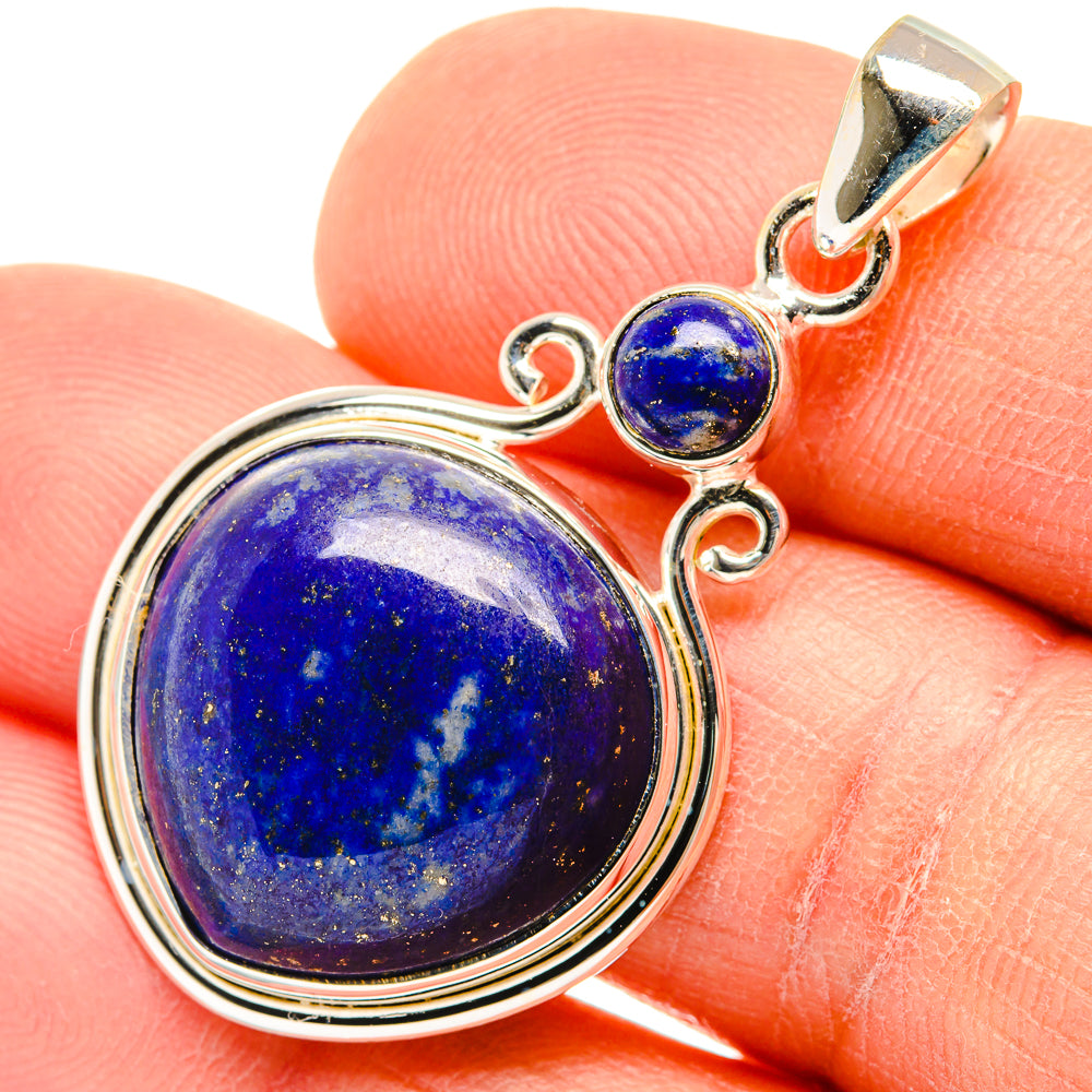 Lapis Lazuli Pendants handcrafted by Ana Silver Co - PD26840