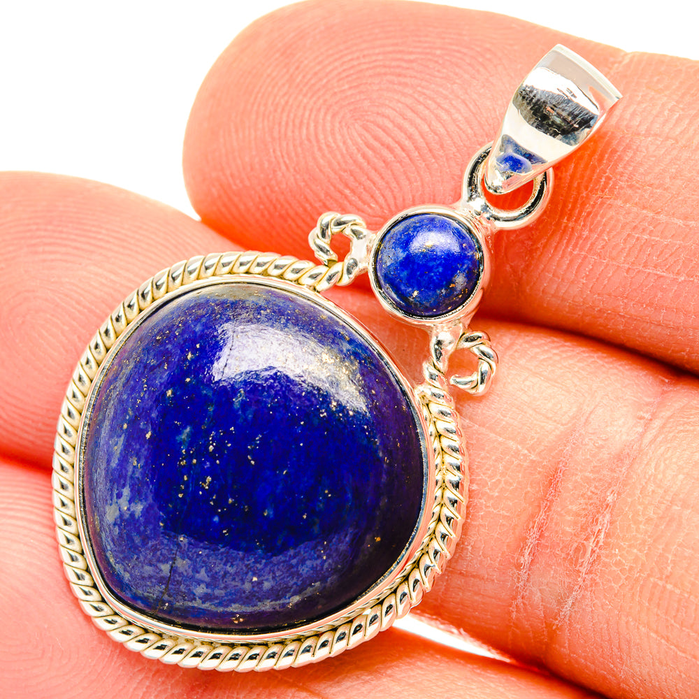 Lapis Lazuli Pendants handcrafted by Ana Silver Co - PD26842