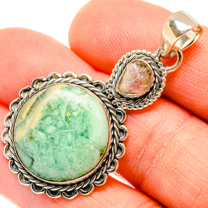 Amazonite Pendants handcrafted by Ana Silver Co - PD26850