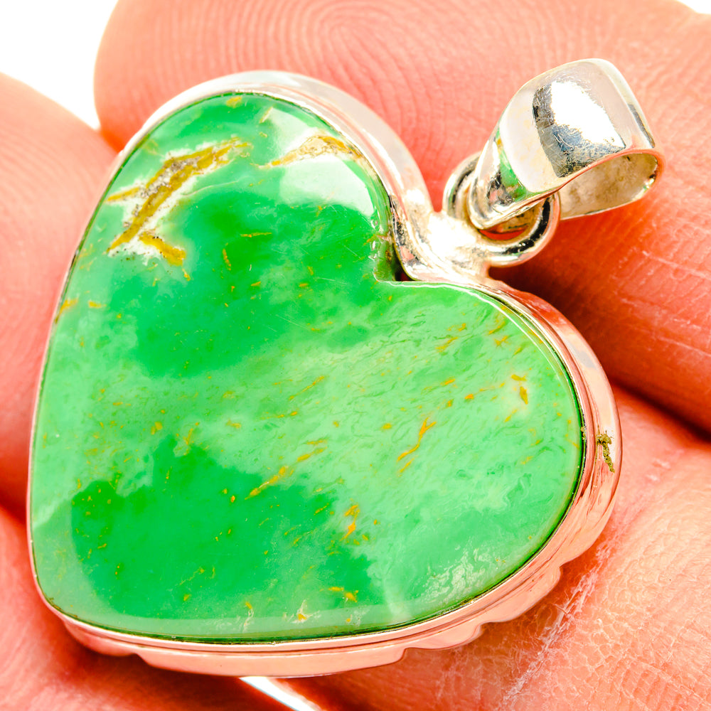 Chrysocolla Pendants handcrafted by Ana Silver Co - PD26854