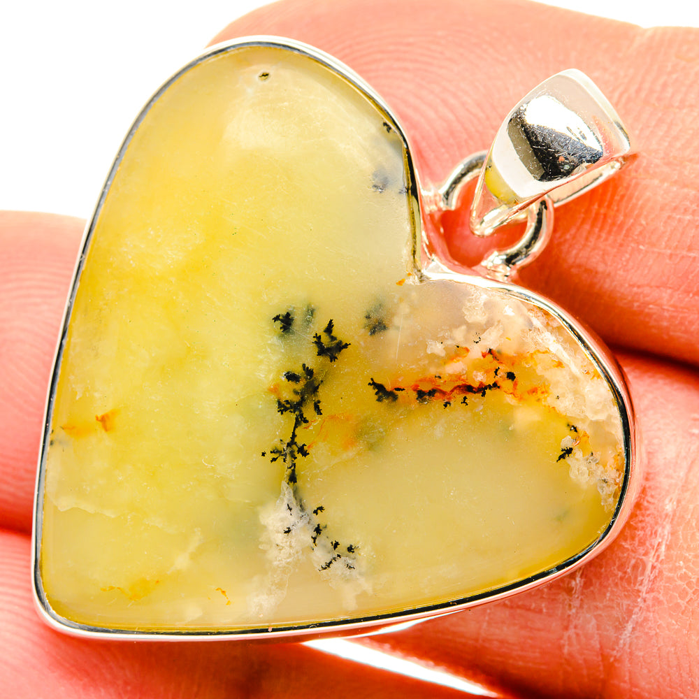 Dendritic Agate Pendants handcrafted by Ana Silver Co - PD26856