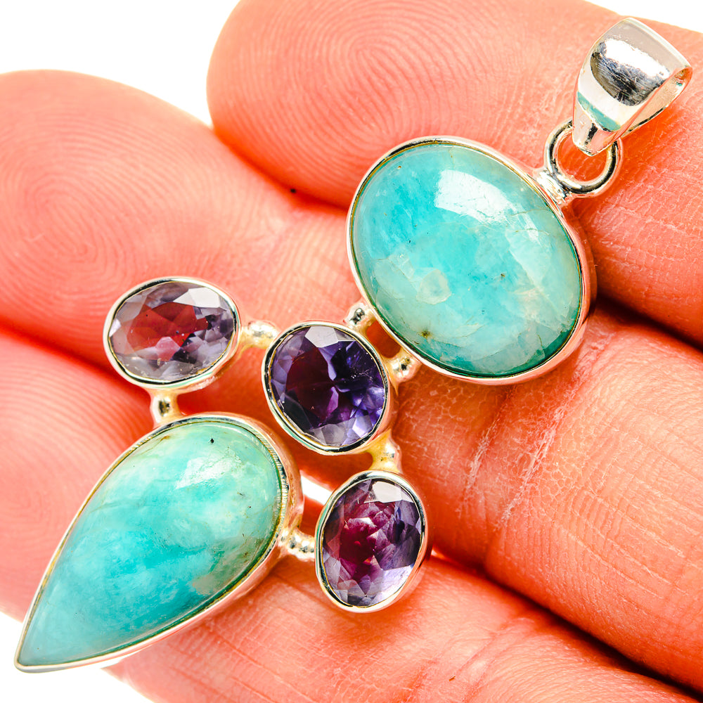 Larimar Pendants handcrafted by Ana Silver Co - PD26866
