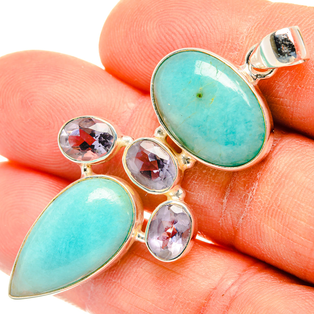 Larimar Pendants handcrafted by Ana Silver Co - PD26867
