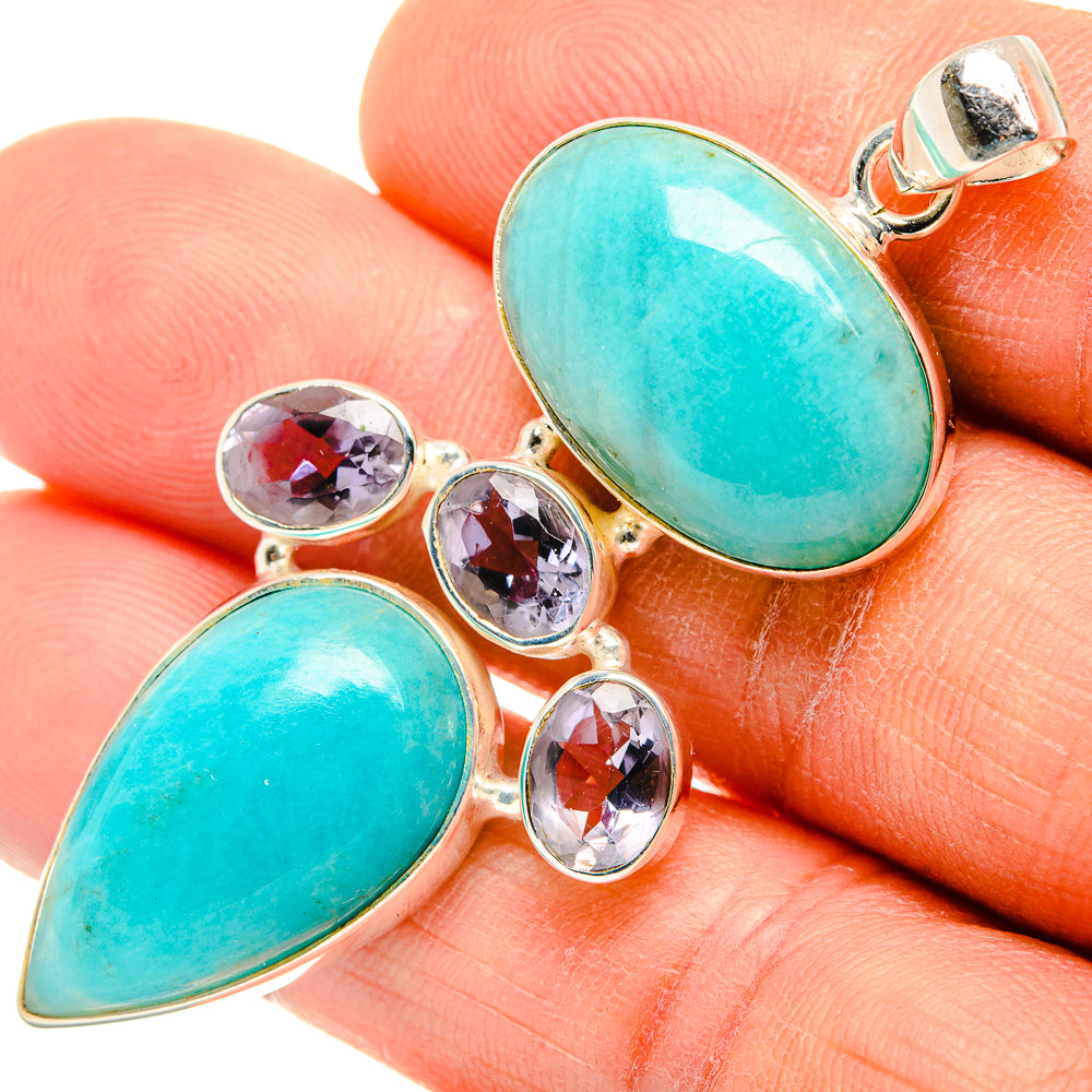 Larimar Pendants handcrafted by Ana Silver Co - PD26868