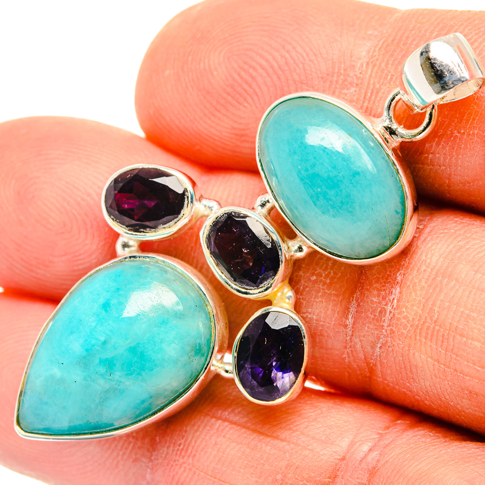 Larimar Pendants handcrafted by Ana Silver Co - PD26870