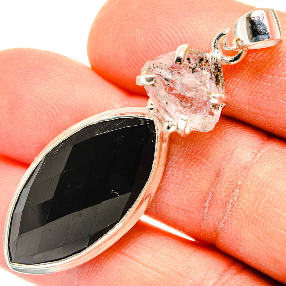 Black Onyx Pendants handcrafted by Ana Silver Co - PD26888