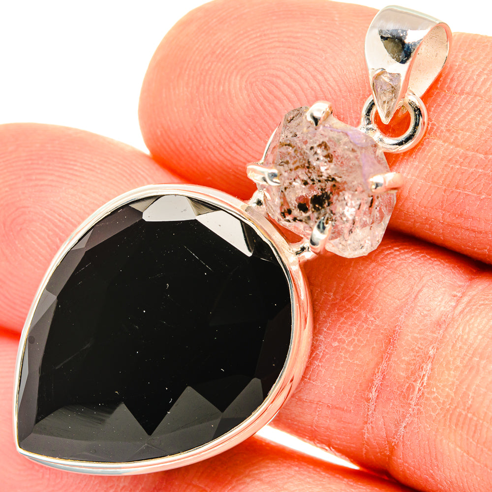Black Onyx Pendants handcrafted by Ana Silver Co - PD26889