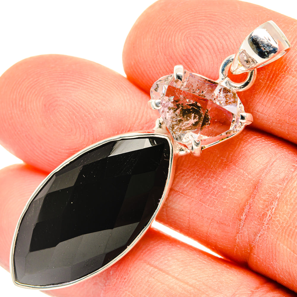 Black Onyx Pendants handcrafted by Ana Silver Co - PD26892