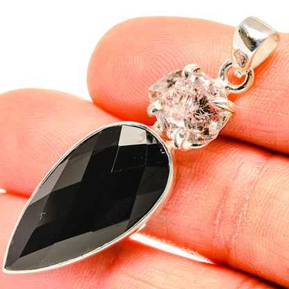 Black Onyx Pendants handcrafted by Ana Silver Co - PD26894