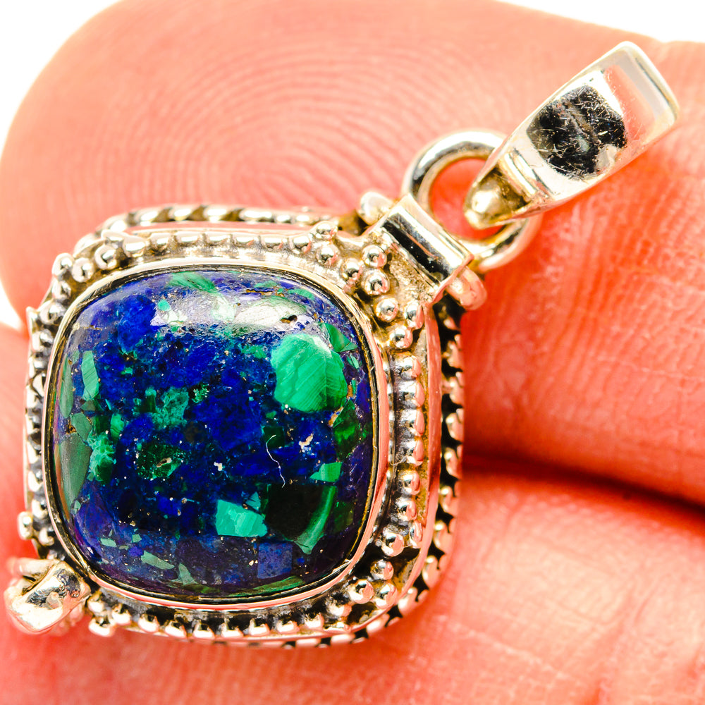 Azurite Pendants handcrafted by Ana Silver Co - PD26916
